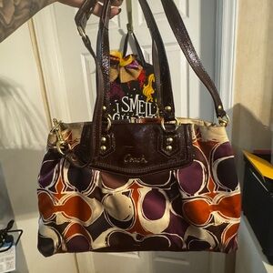 Coach Multicolor Ashley Handbag 2012 Y2K